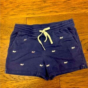Women's Vineyard Vines Navy Whale Print Shorts